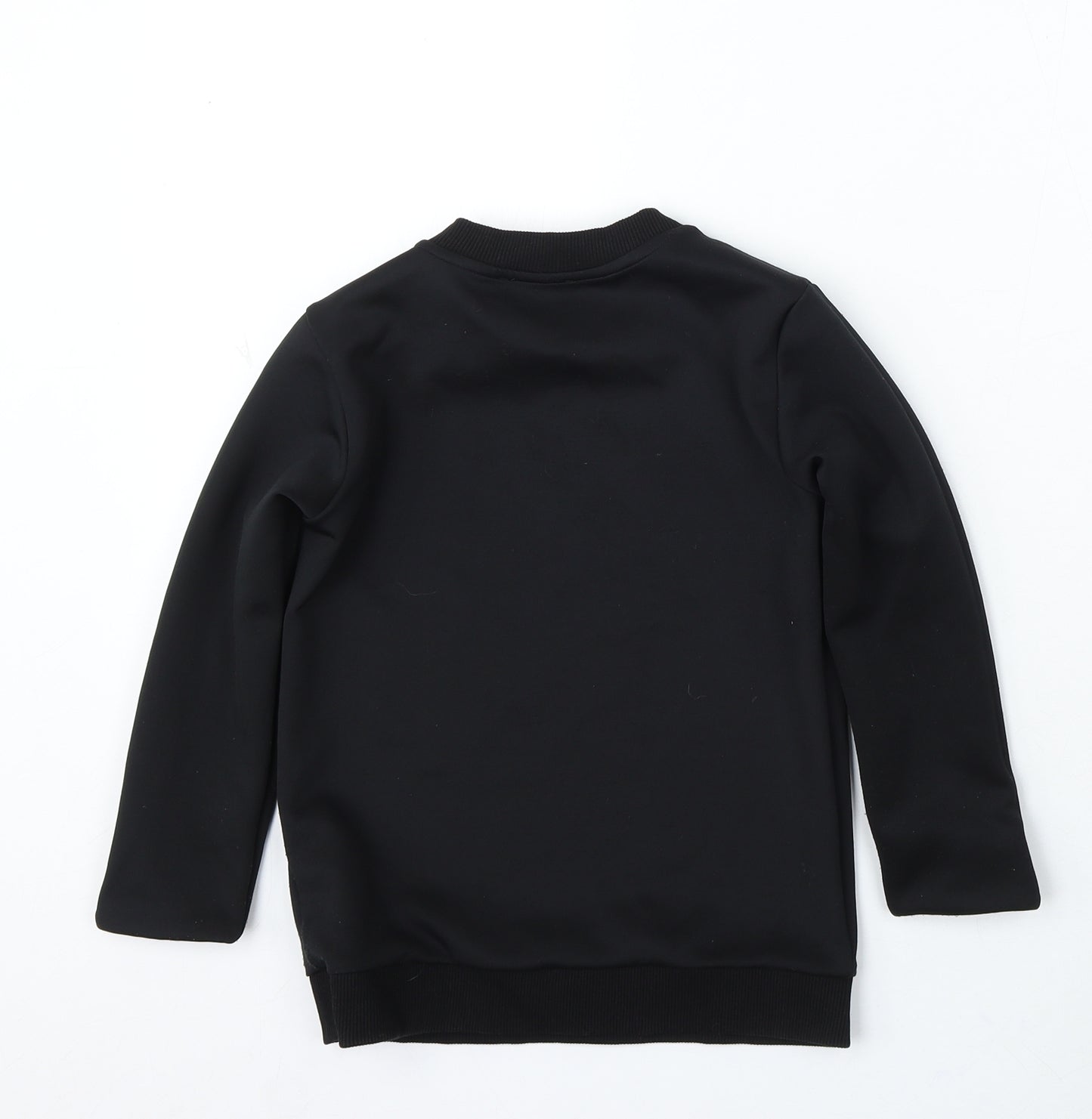 River Island Boys Black Polyester Pullover Sweatshirt Size 7-8 Years - 20Twenty