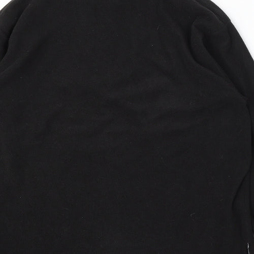 Trespass Mens Black Polyester Full Zip Sweatshirt Size S