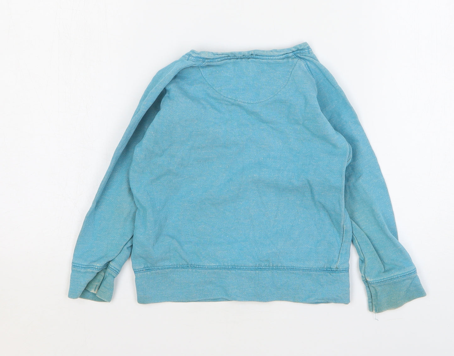 Indigo Boys Blue Cotton Pullover Sweatshirt Size 3-4 Years Pullover