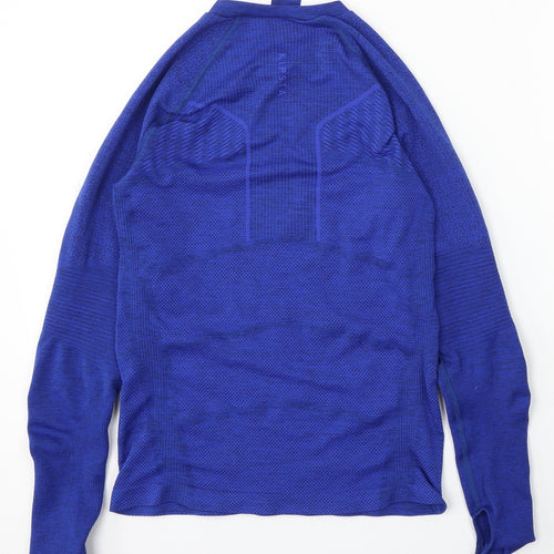 Kipsta Boys Blue Polyester Basic T-Shirt Size 14-15 Years V-Neck