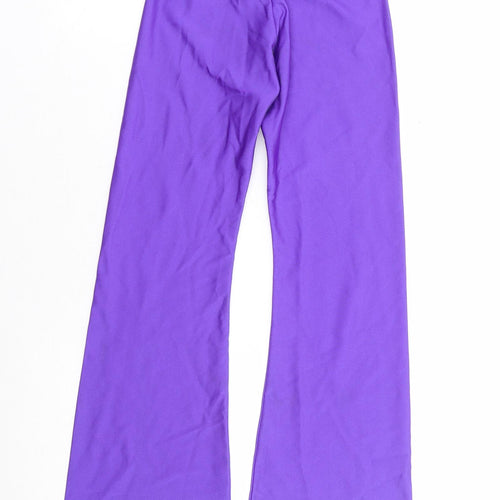 Roch Valley Girls Purple Polyamide Sweatpants Trousers Size 7-8 Years Regular Pullover - Dancewear