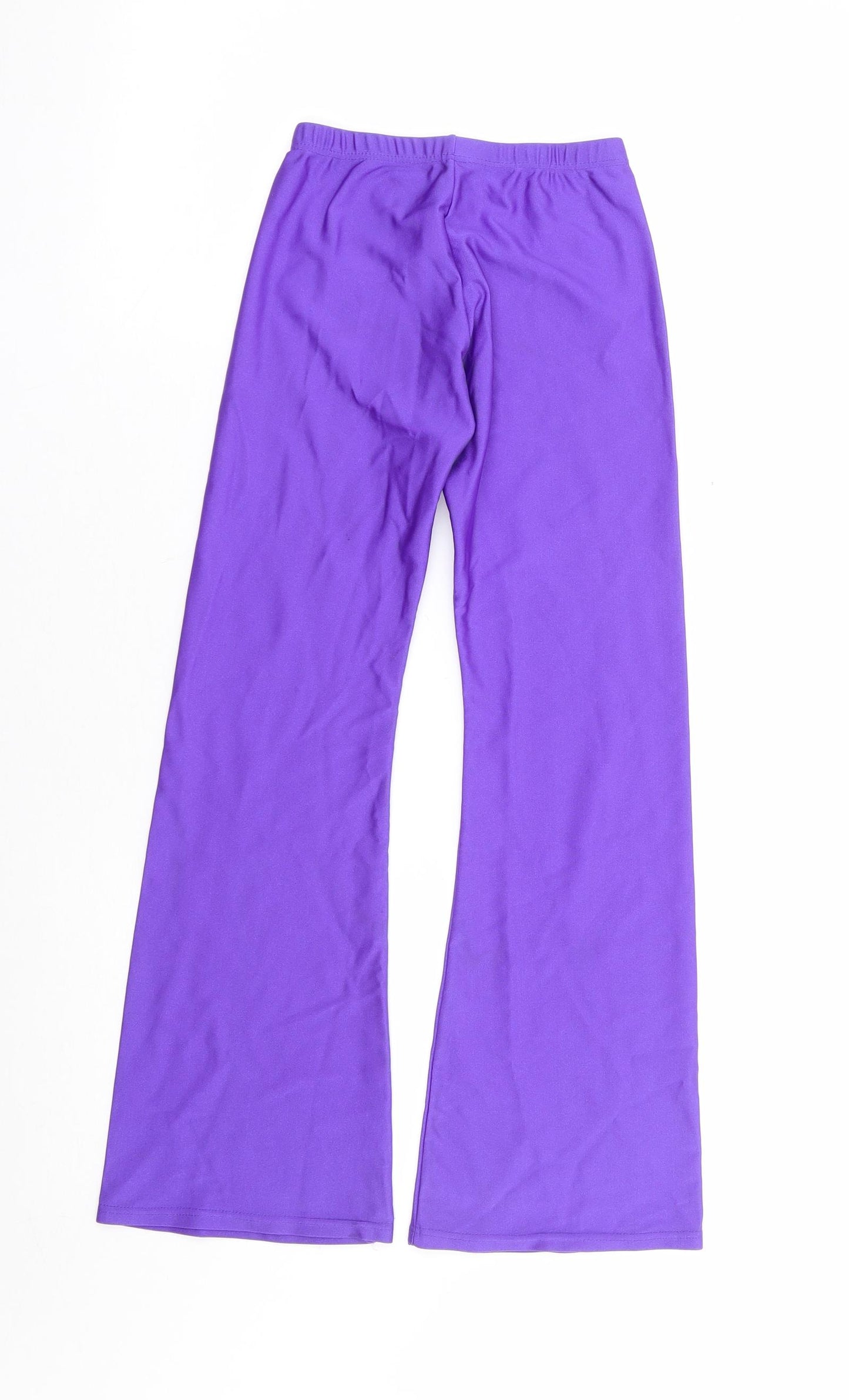Roch Valley Girls Purple Polyamide Sweatpants Trousers Size 7-8 Years Regular Pullover - Dancewear