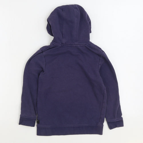 George Boys Blue Cotton Pullover Hoodie Size 7-8 Years Pullover - Gamer Academy