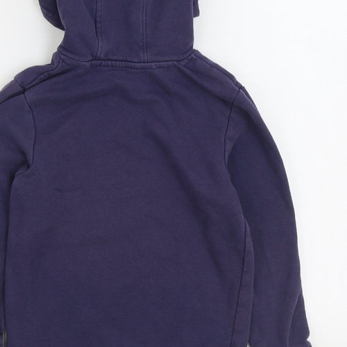 George Boys Blue Cotton Pullover Hoodie Size 7-8 Years Pullover - Gamer Academy