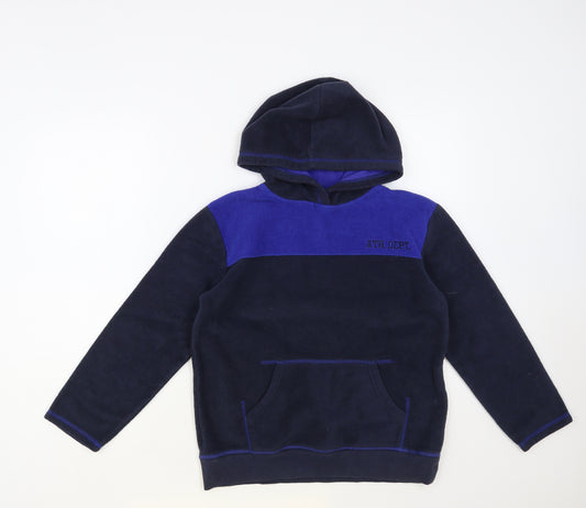 Urban Alley Boys Blue Polyester Pullover Hoodie Size 11-12 Years Pullover