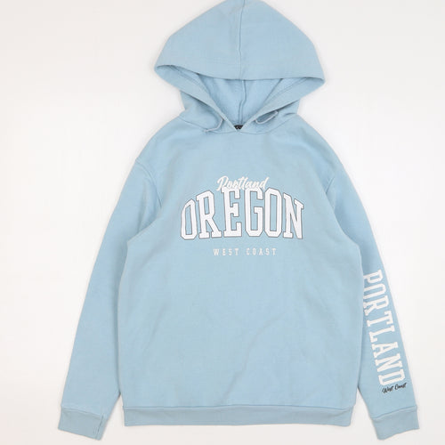 New Look Girls Blue Polyester Pullover Hoodie Size 12-13 Years Pullover - Portland Oregon