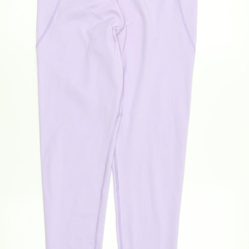Primark Womens Purple Polyester Compression Leggings Size M L27 in Regular Pullover