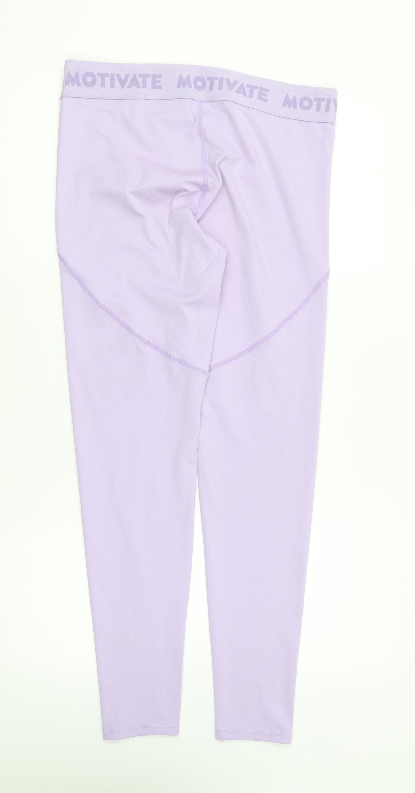 Primark Womens Purple Polyester Compression Leggings Size M L27 in Regular Pullover
