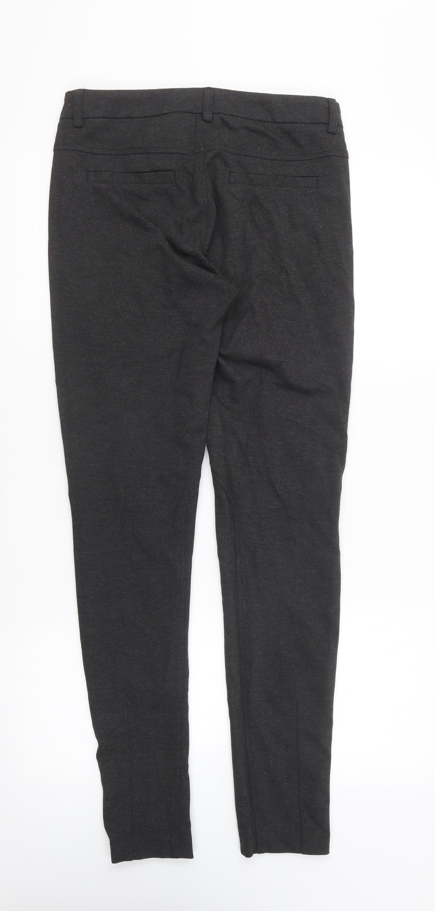 Part Two Womens Grey Viscose Trousers Size 8 L31 in Regular