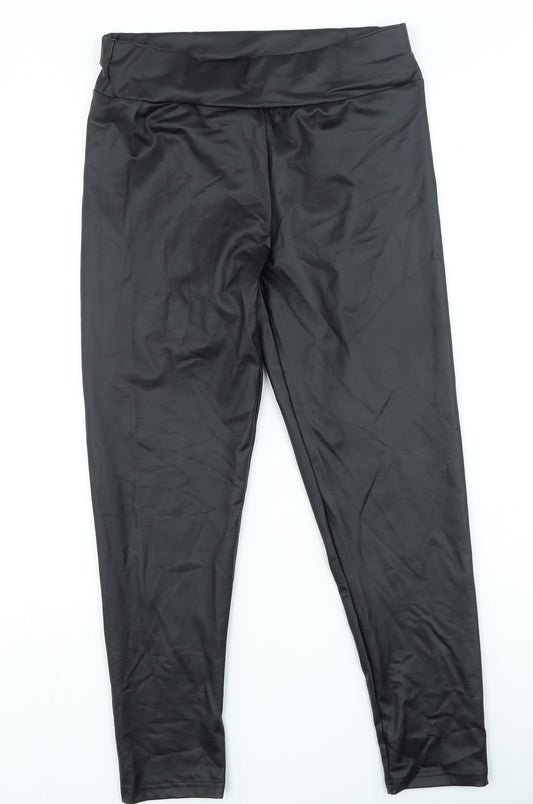 SheIn Womens Black Polyester Jegging Leggings Size L L23 in