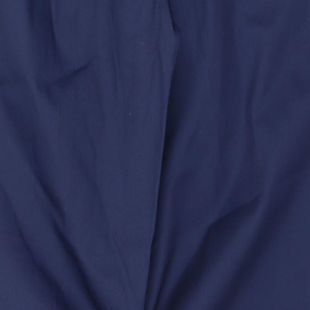 Meltemi Mens Blue Polyester Trousers Size 30 in L25 in Regular Zip