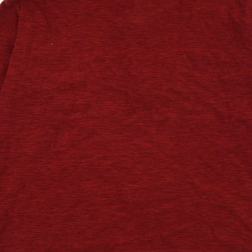 Hi Gear Mens Red Polyester Full Zip Sweatshirt Size M