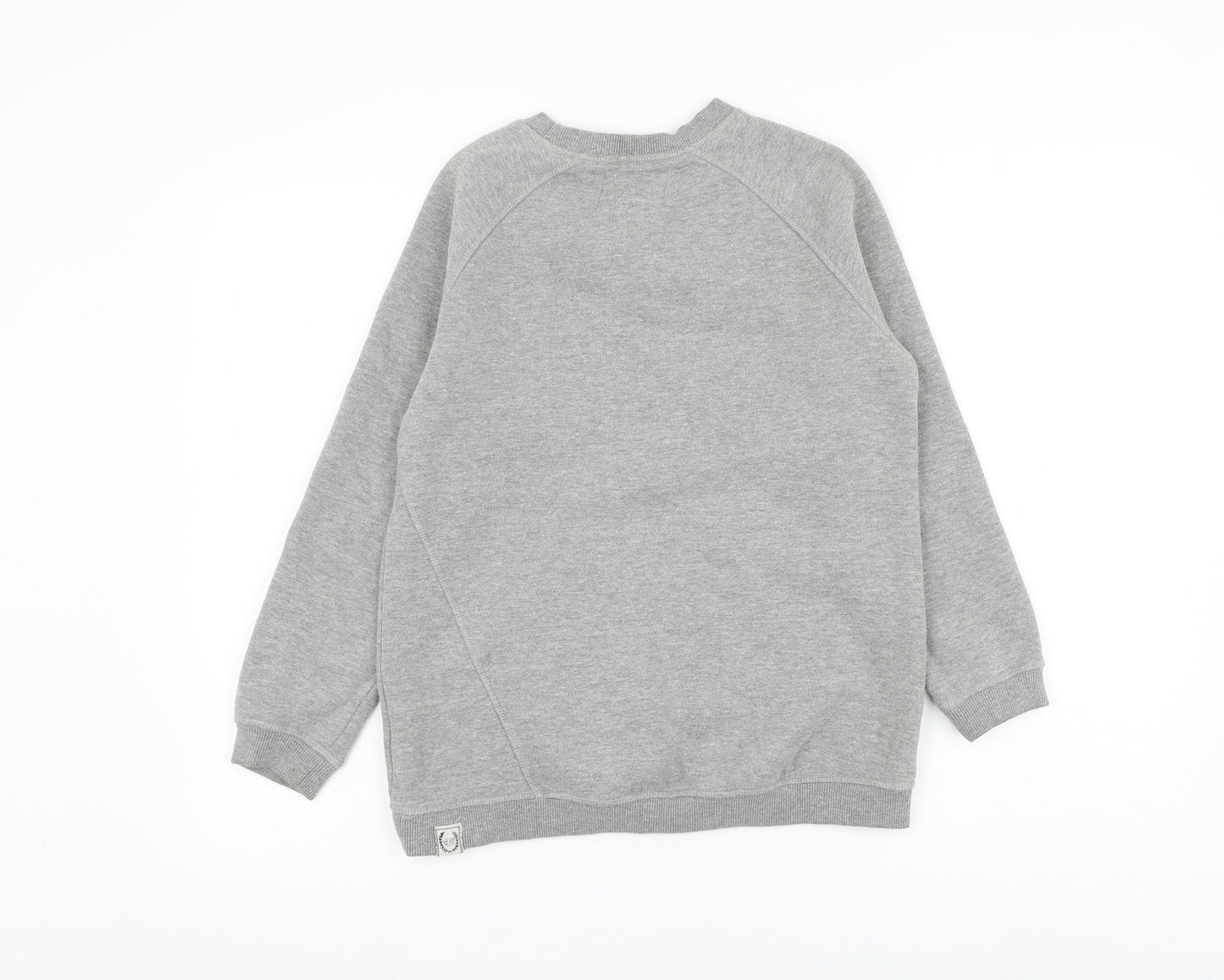 Golddigga Girls Grey Cotton Pullover Sweatshirt Size 13 Years Pullover