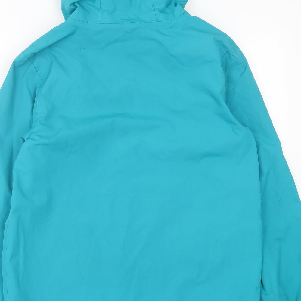 Regatta Mens Blue Rain Coat Coat Size S Zip