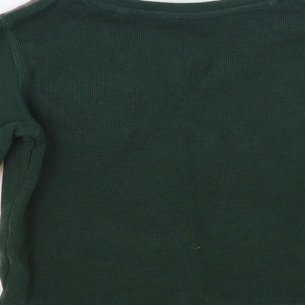 NEXT Boys Green Cotton Pullover Sweatshirt Size 5 Years Pullover
