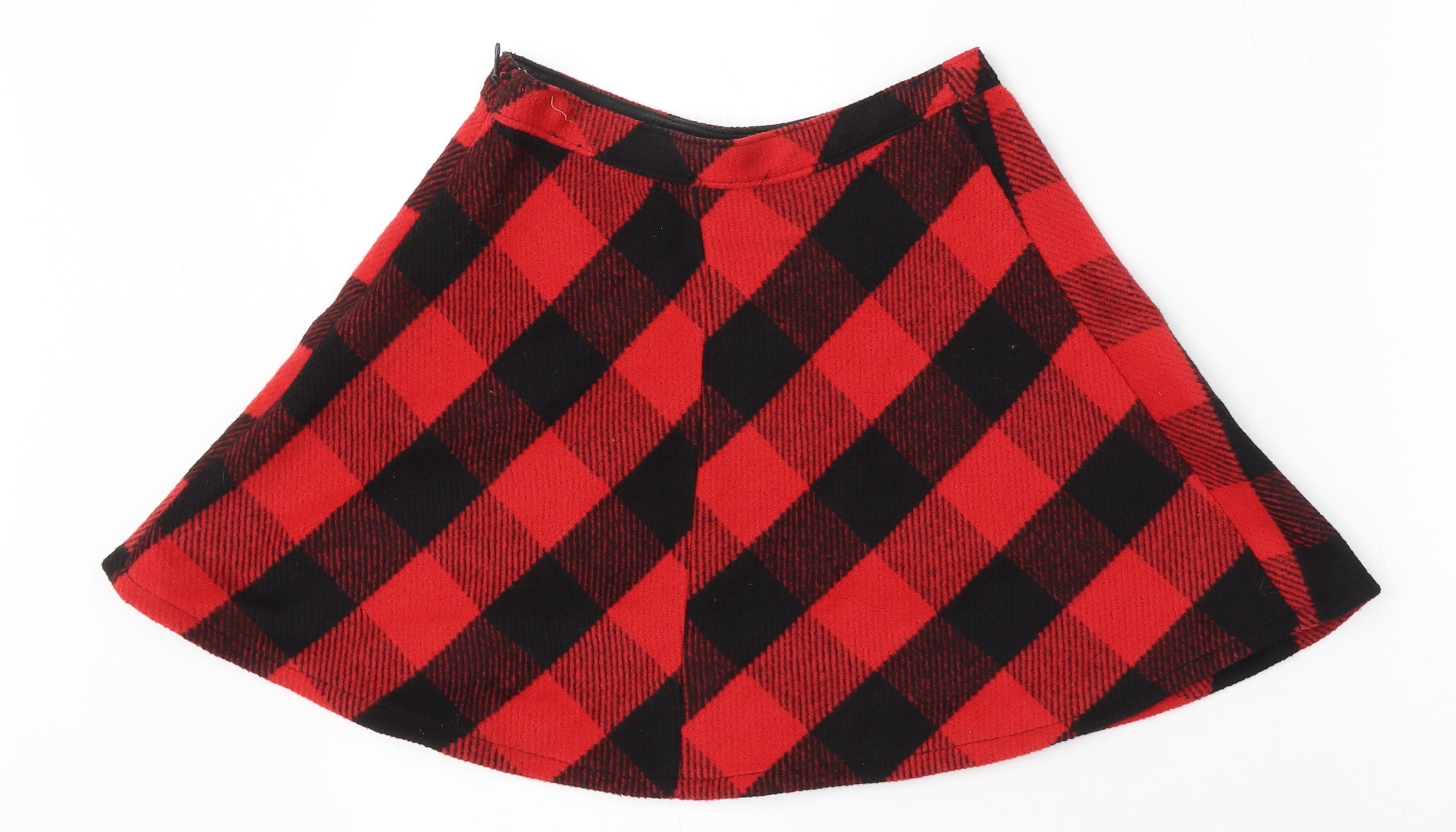 Plaid skater skirt red hotsell