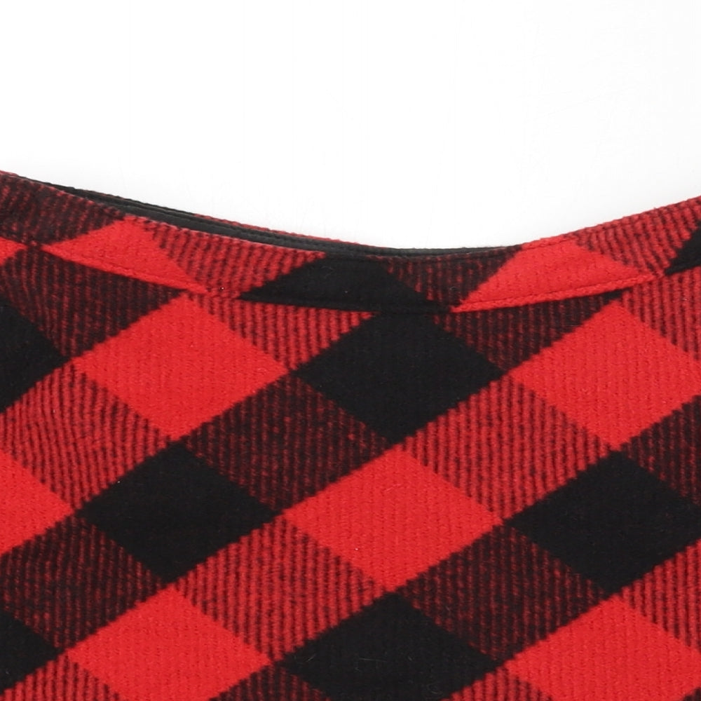 Plaid skater clearance skirt queen size