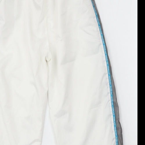 Everlast Boys White Polyester Sweat Shorts Size 9-10 Years Regular Drawstring