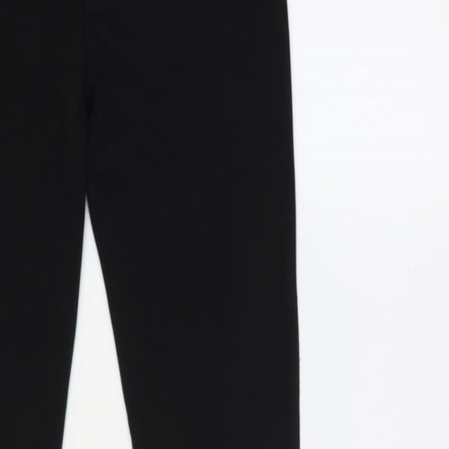 Primark Girls Black Polyester Jogger Trousers Size 14-15 Years Regular Pullover - Leggings