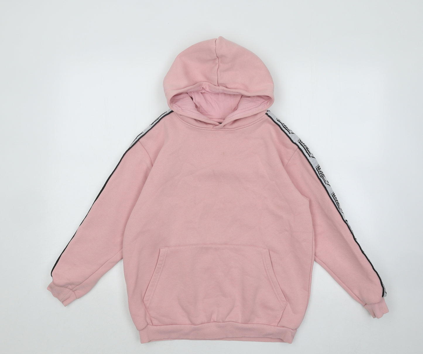 Sidemen Girls Pink Cotton Pullover Hoodie Size 11-12 Years Pullover