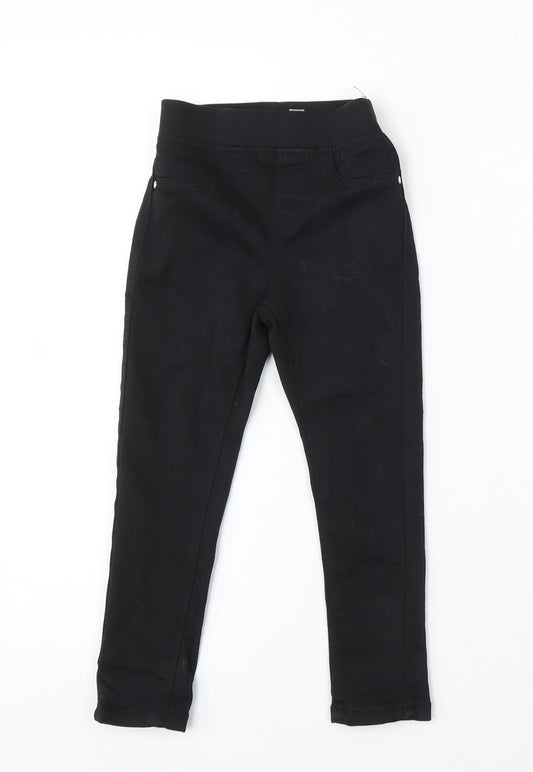 Pep&Co Boys Black Cotton Skinny Jeans Size 2-3 Years Regular