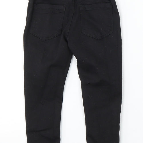 Pep&Co Boys Black Cotton Skinny Jeans Size 2-3 Years Regular