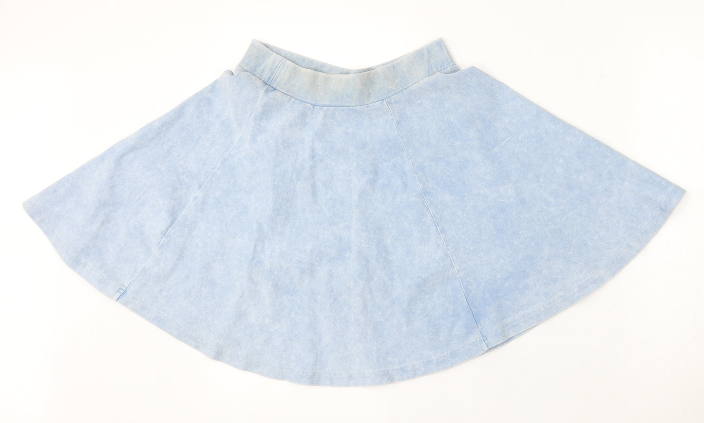 915 Generation Girls Blue Cotton Skater Skirt Size 12-13 Years Regular