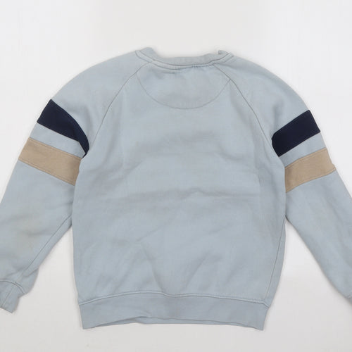 Bellfield Boys Blue Cotton Pullover Sweatshirt Size 9-10 Years Pullover