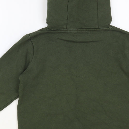 NEXT Boys Green Cotton Pullover Hoodie Size 9 Years Pullover - Skull