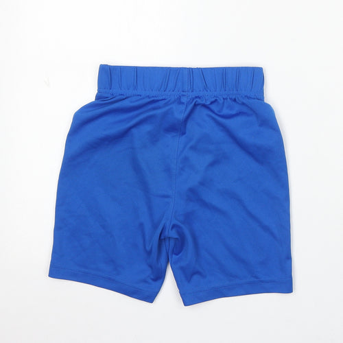 George Boys Blue Polyester Sweat Shorts Size 7-8 Years Regular - Italy Football