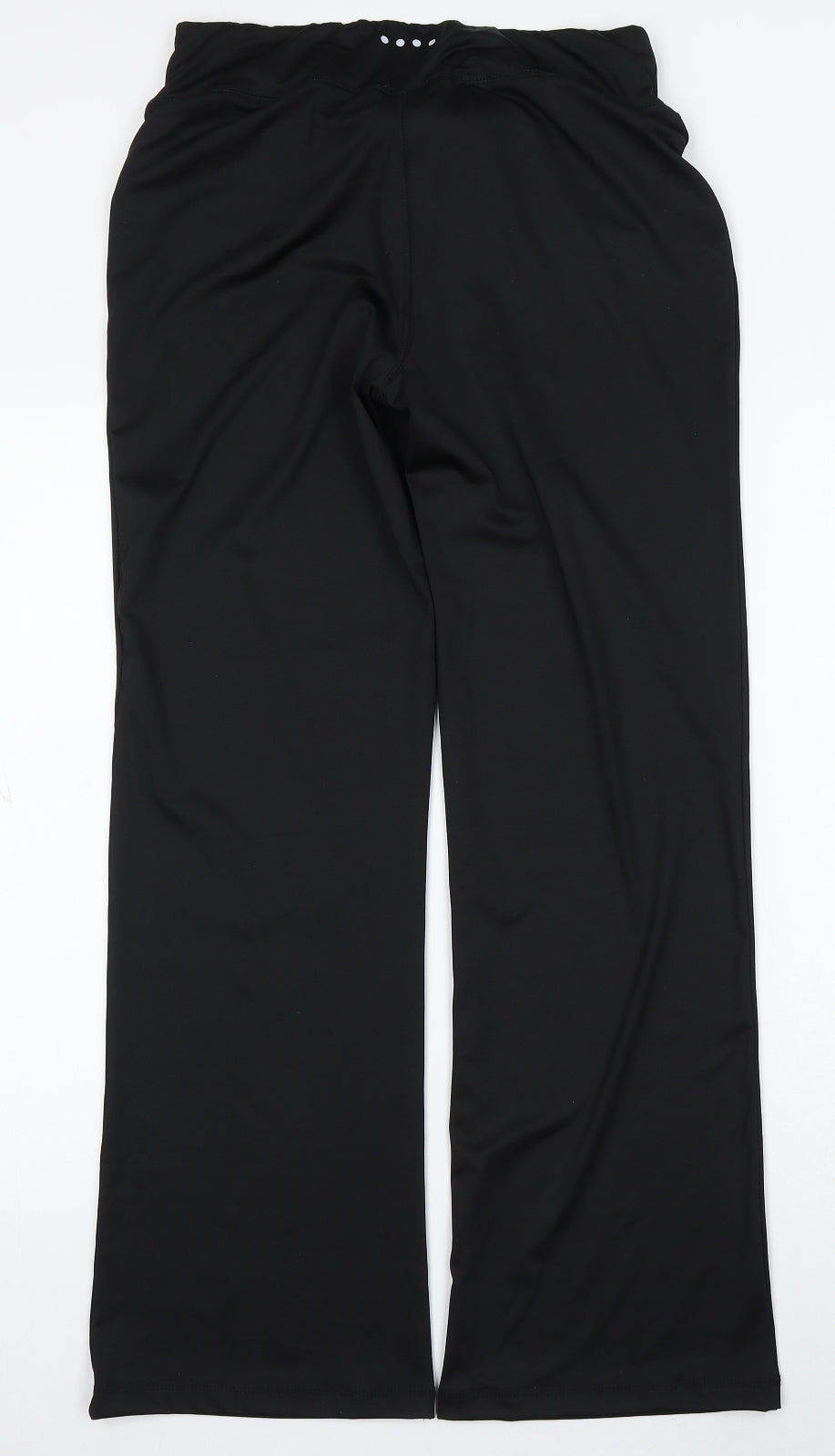 Souluxe Womens Black Polyester Jogger Trousers Size M L32 in Regular Pullover