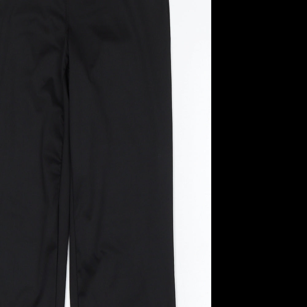 Souluxe Womens Black Polyester Jogger Trousers Size M L32 in Regular Pullover