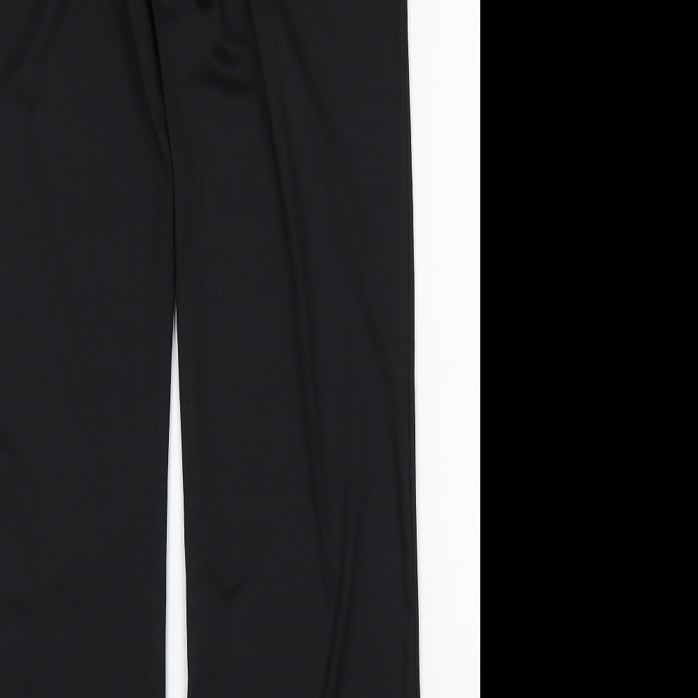 Souluxe Womens Black Polyester Jogger Trousers Size M L32 in Regular Pullover