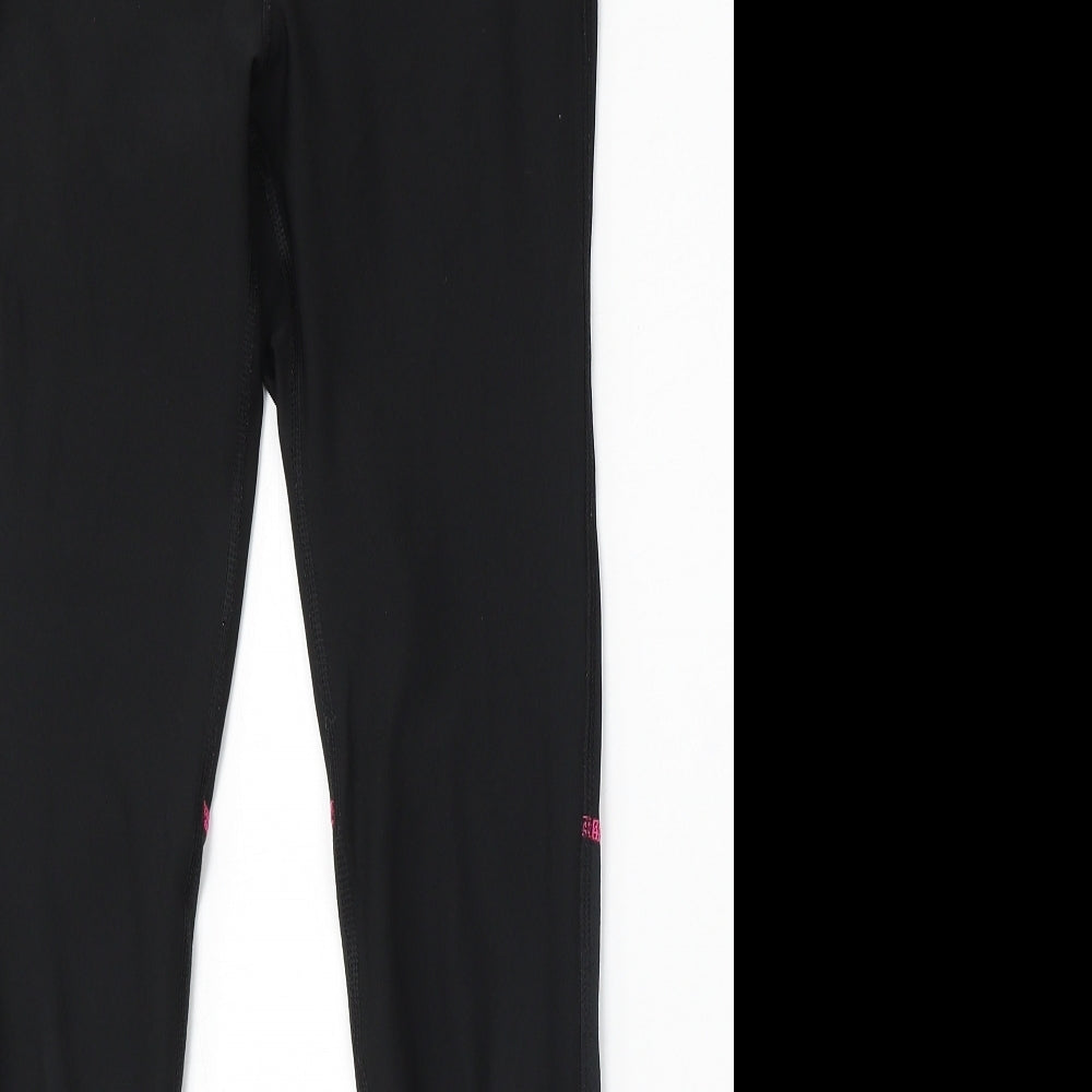 RBX Womens Black Geometric Polyester Jogger Leggings Size S L28 in Regular