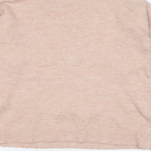 F&F Girls Pink Round Neck Polyester Pullover Jumper Size 12-13 Years Pullover - Unicorn