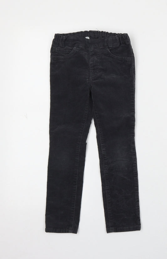 H&M Girls Black Cotton Skinny Jeans Size 5 Years Regular