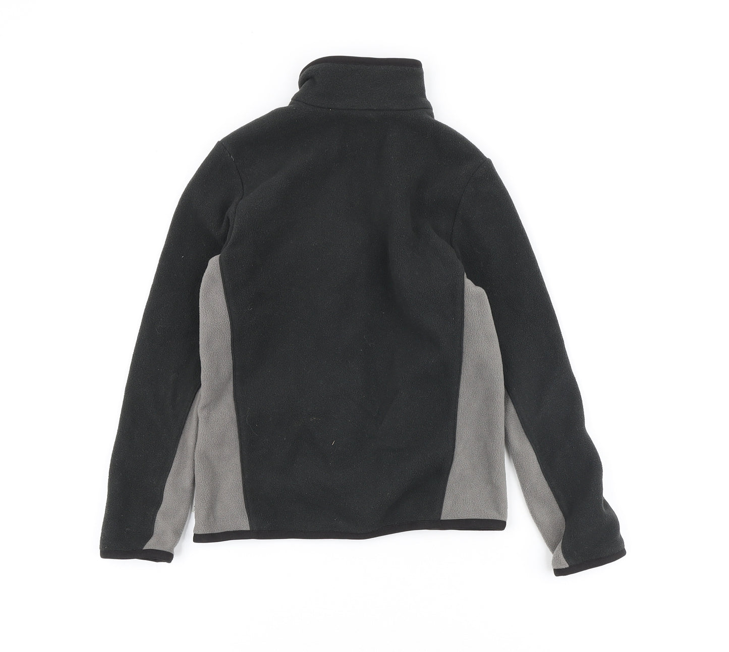 OXYLANE Boys Black Polyester Full Zip Sweatshirt Size 6 Years Zip