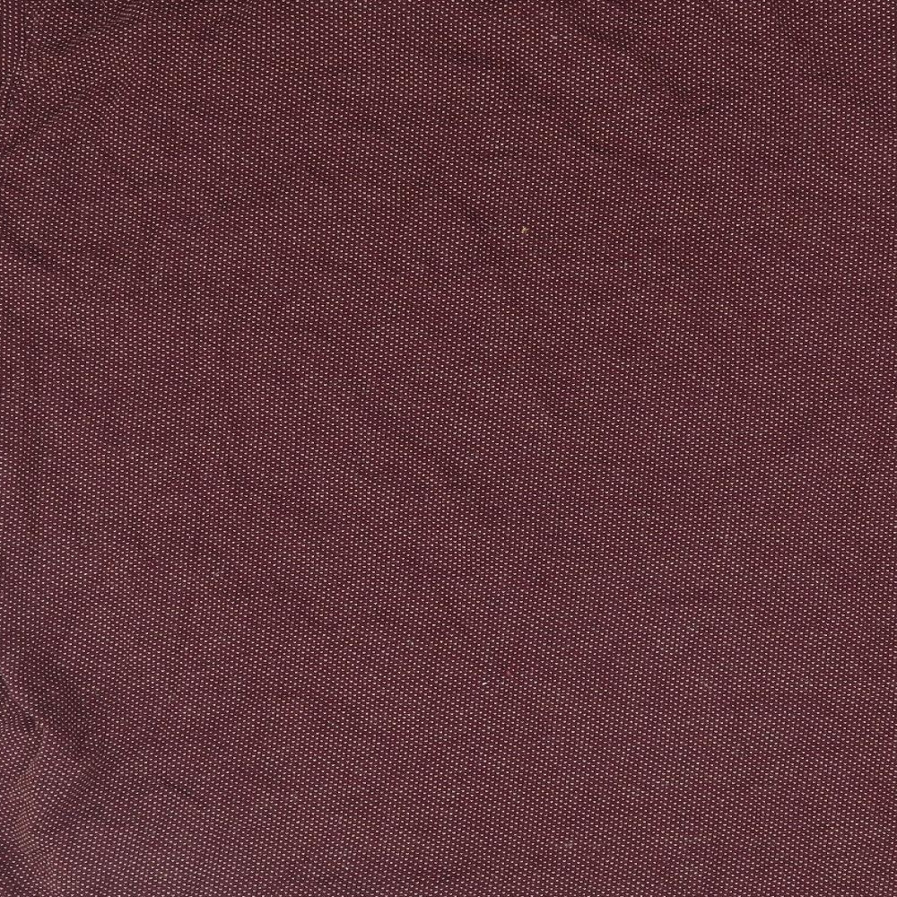 TU Mens Red Geometric Cotton T-Shirt Size 2XL Round Neck