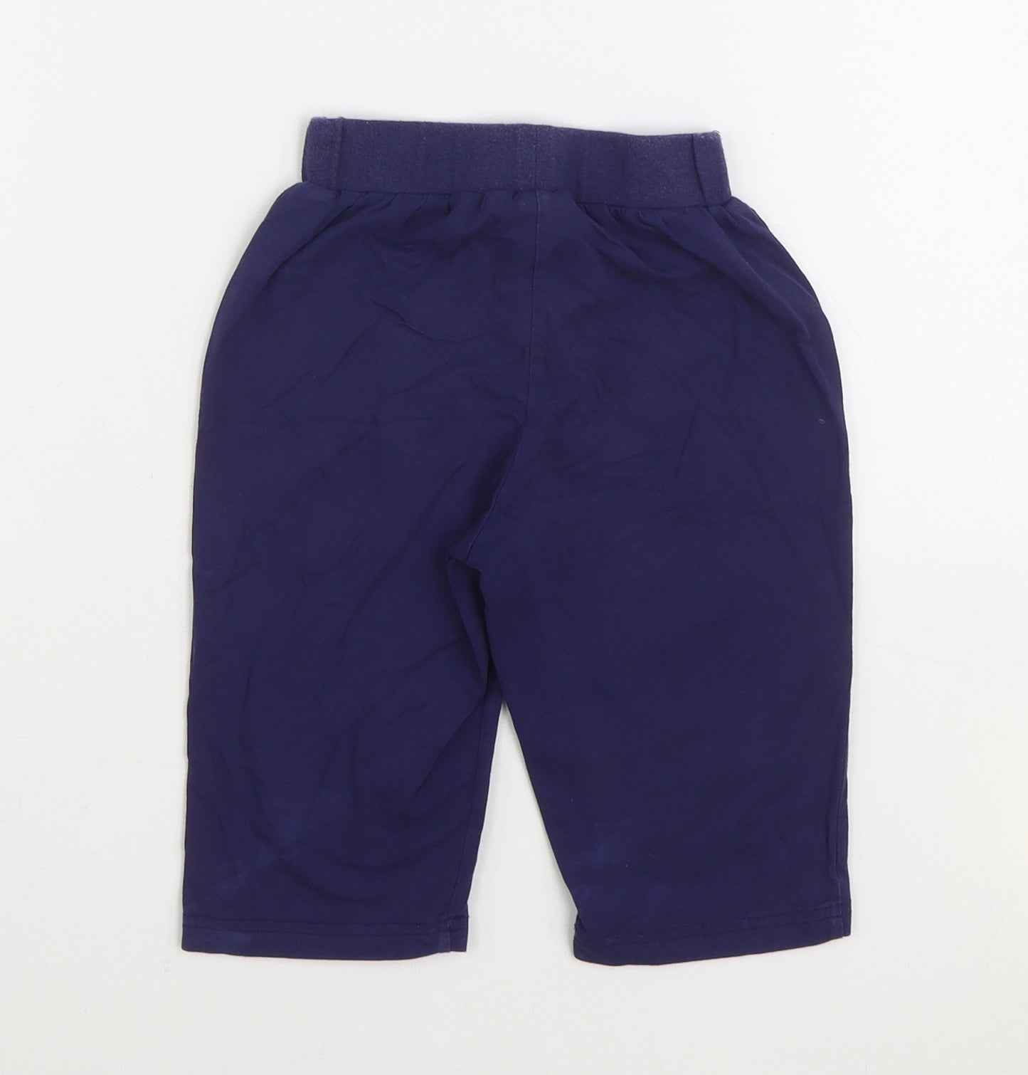 Ciboo Kids Boys Blue Cotton Jogger Trousers Size 4-5 Years Regular Pullover