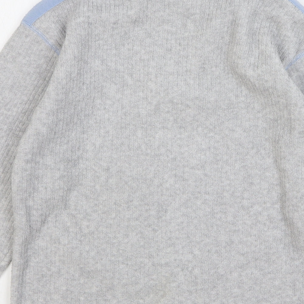 Ladybird Boys Grey Polyester Pullover Sweatshirt Size 9-10 Years Zip