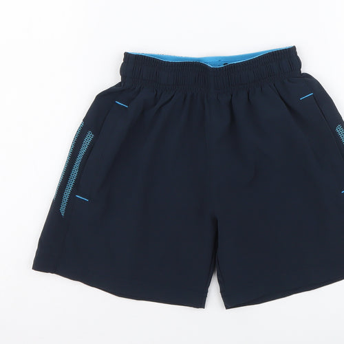 O'Neills Boys Blue Polyester Sweat Shorts Size 7-8 Years Regular Drawstring