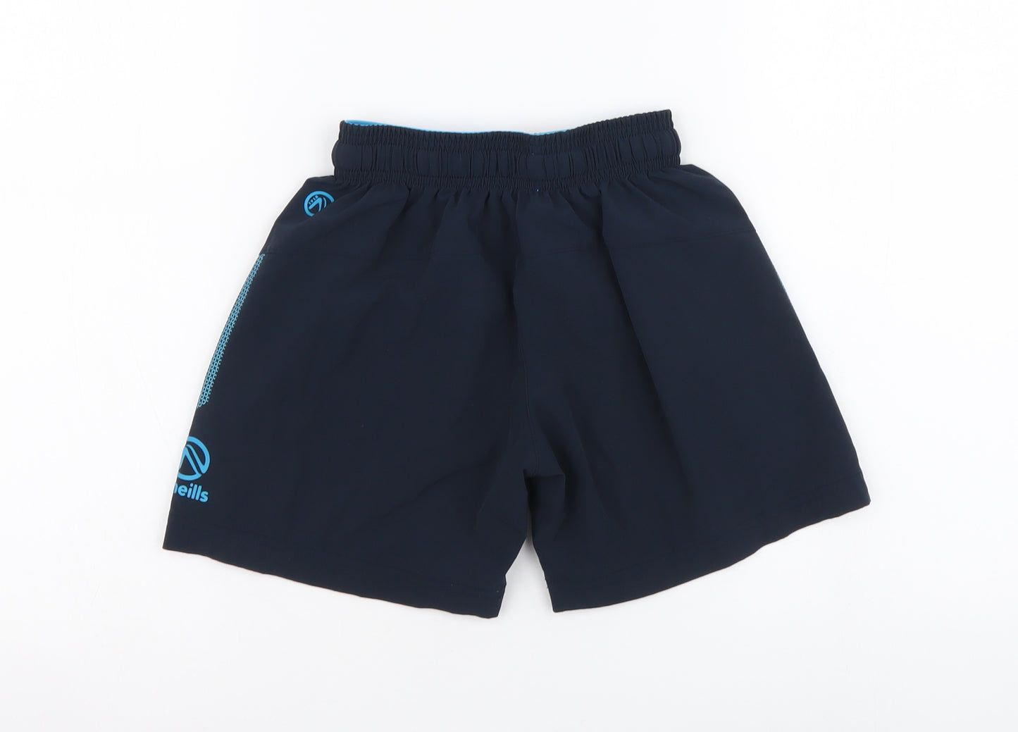 O'Neills Boys Blue Polyester Sweat Shorts Size 7-8 Years Regular Drawstring