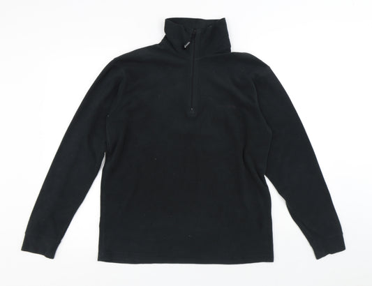 Trespass Mens Black Polyester Pullover Sweatshirt Size S