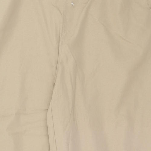 Bonmarché Mens Beige Polyester Jogger Trousers Size L L29 in Regular Drawstring