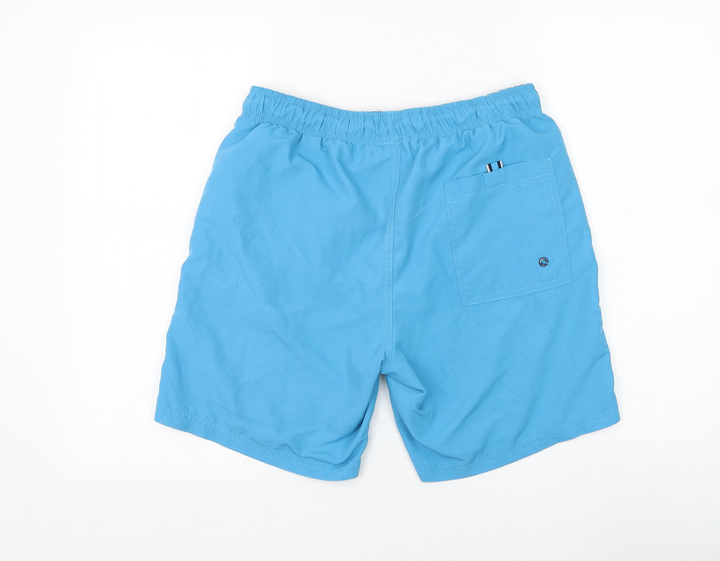 LC Waikiki Mens Blue Polyester Sweat Shorts Size S L8 in Regular Drawstring - Swimwear
