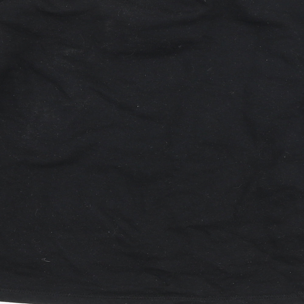 River Island Girls Black Polyester Pullover Sweatshirt Size 9-10 Years