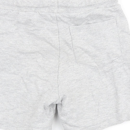 Studio Boys Grey Cotton Sweat Shorts Size 3-4 Years Regular Tie