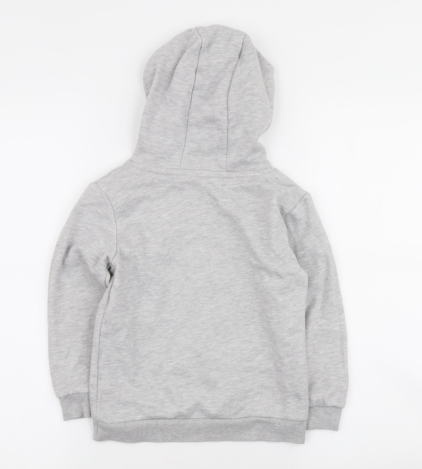 Dunnes Stores Boys Grey Cotton Pullover Hoodie Size 5-6 Years