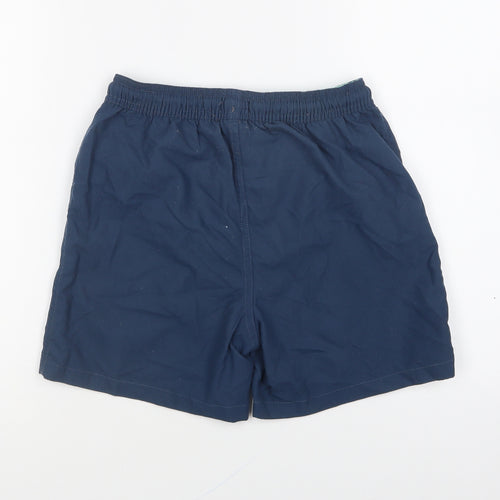 West Coast Boys Blue Polyester Sweat Shorts Size 8-9 Years Regular Drawstring - Swim Shorts
