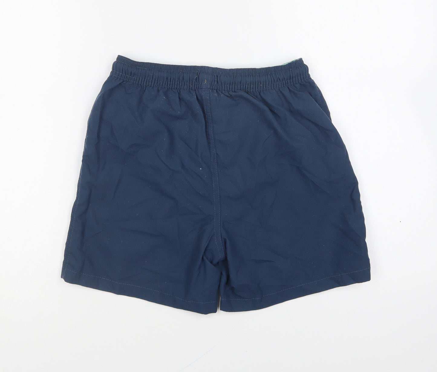 West Coast Boys Blue Polyester Sweat Shorts Size 8-9 Years Regular Drawstring - Swim Shorts